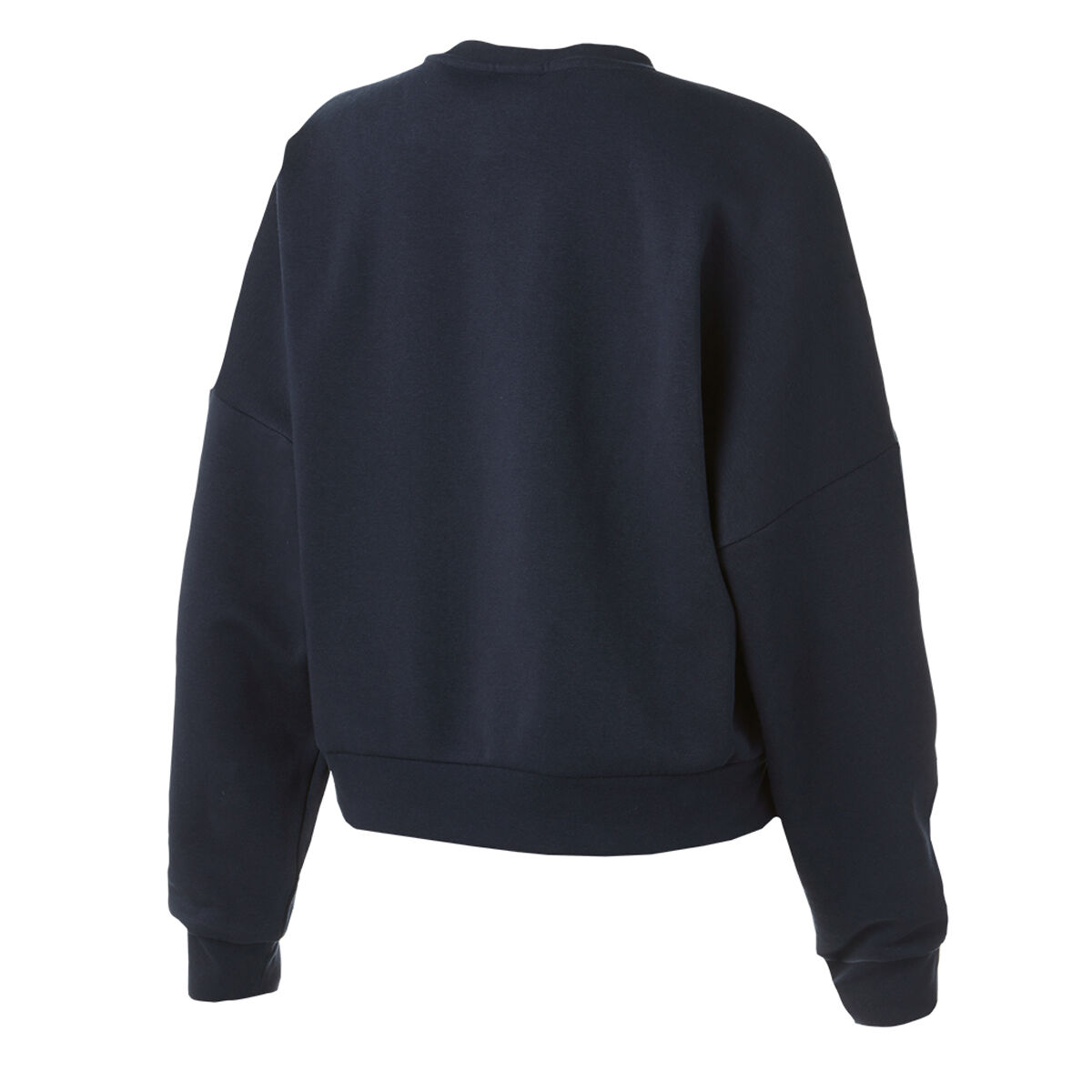 adidas Womens Feel Cozy Fleece Small Logo Crew Sweatshirt