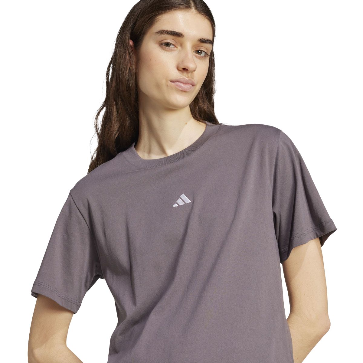 adidas Womens Essentials Small Logo Cotton Tee