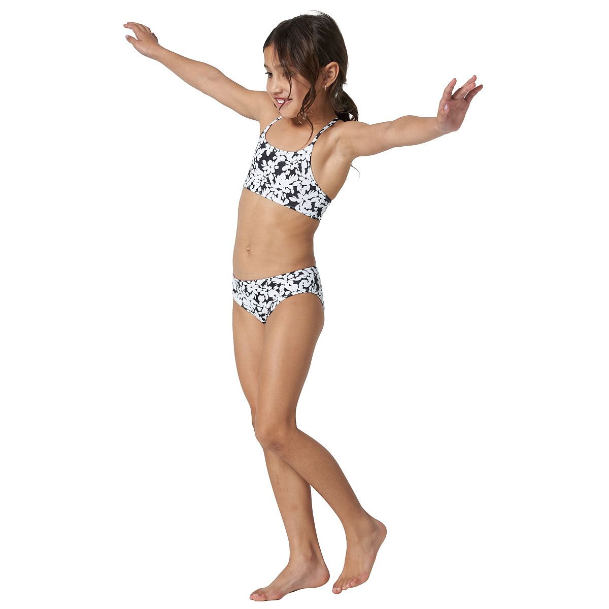 Tahwalhi Girls Reversible Daisy Burst Bikini Set