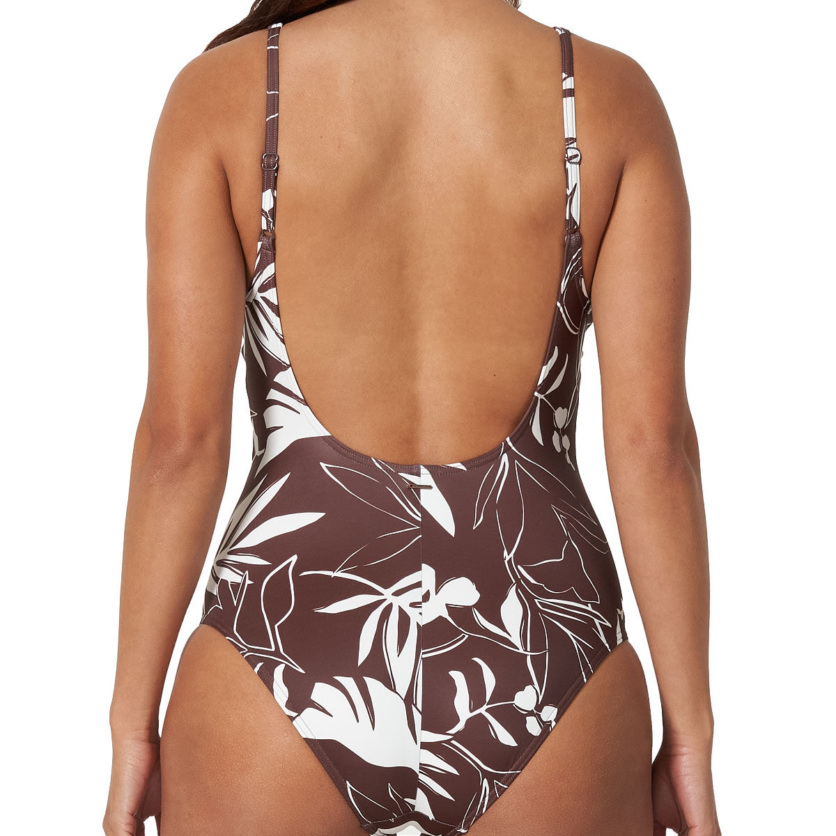 Tahwalhi Womens Night Palm One Piece Swimsuit
