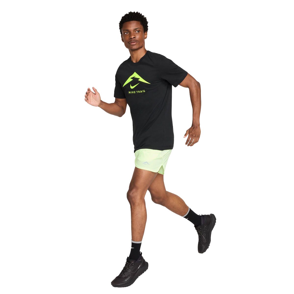 Nike Mens Trail Dri-FIT Logo Running Tee