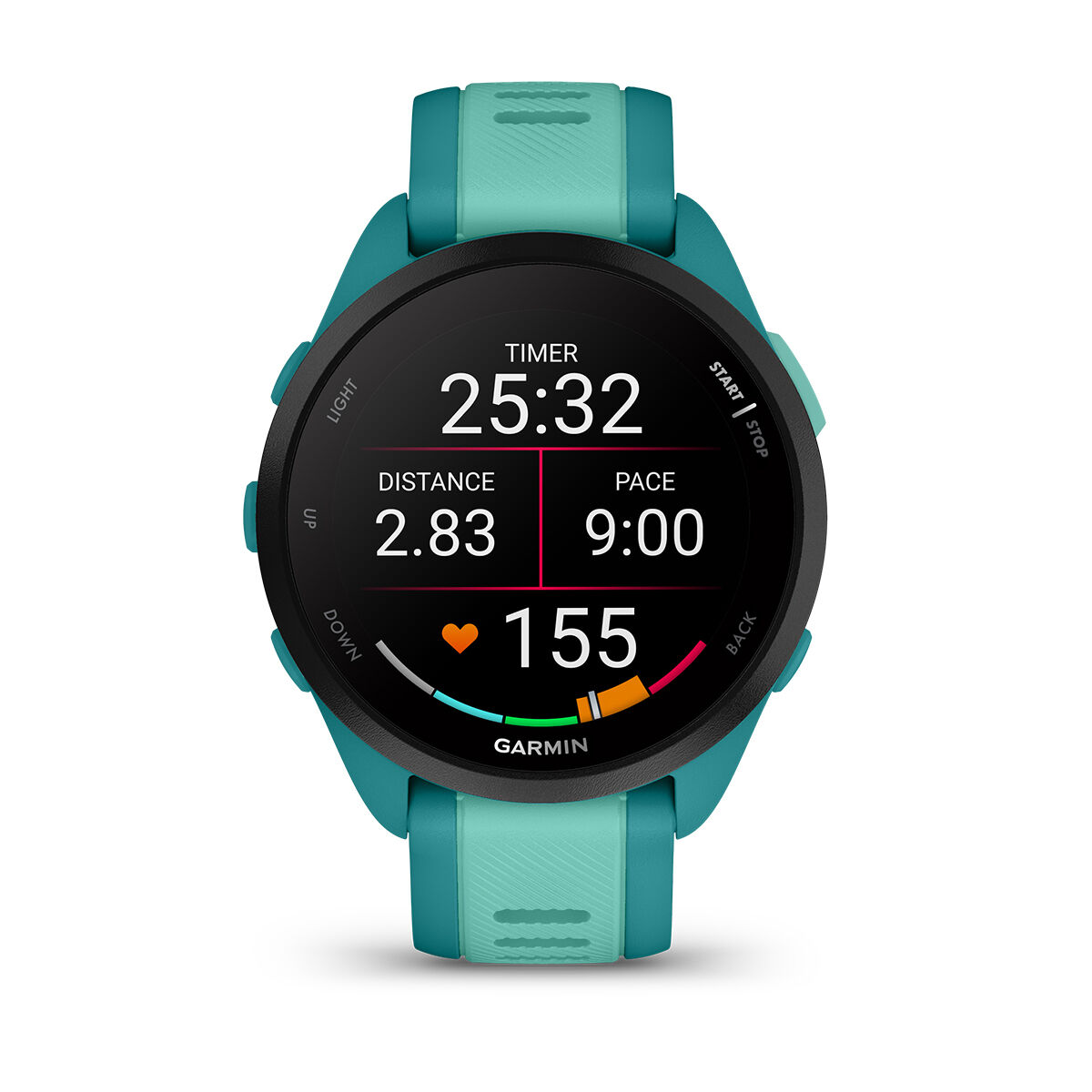 Garmin Forerunner 165 Music Watch - Turquoise