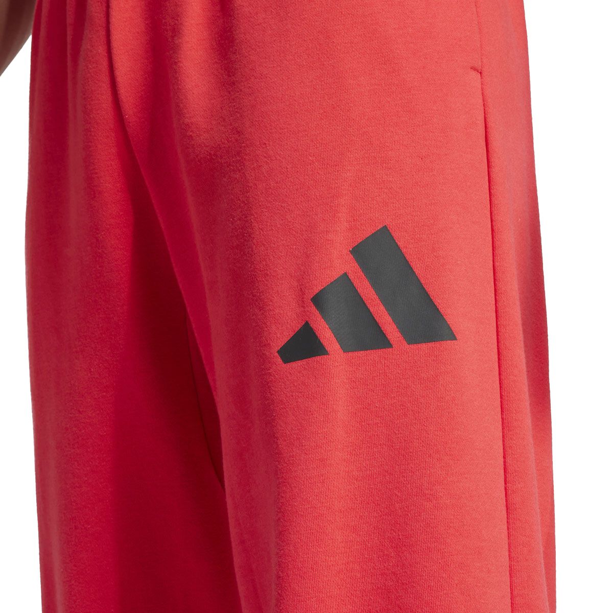 Adidas Mens Essentials Wide Leg 3 Bar Logo Joggers
