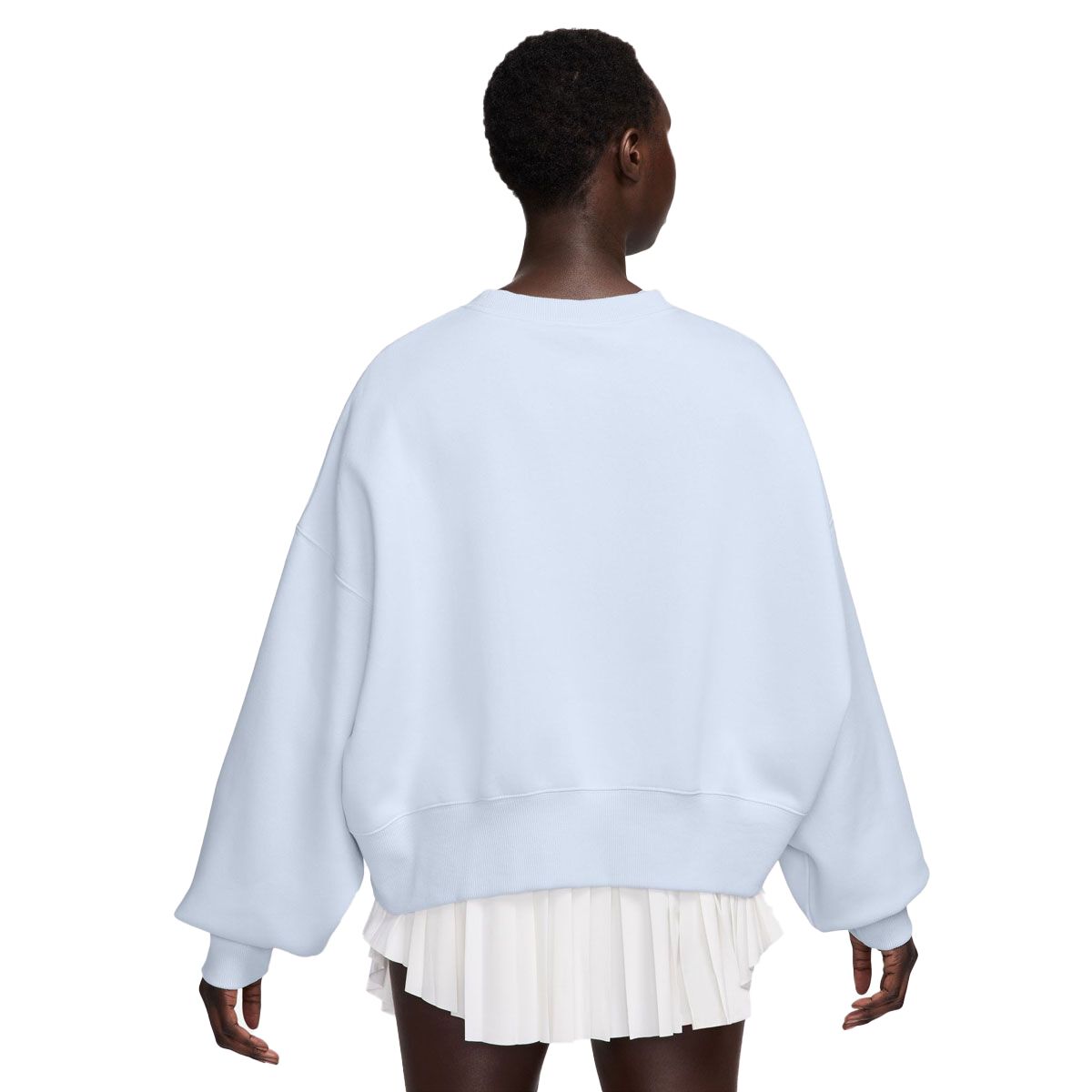 NikeCourt Womens Heritage Phoenix Fleece Over-Oversized Crew Tennis Sweatshirt