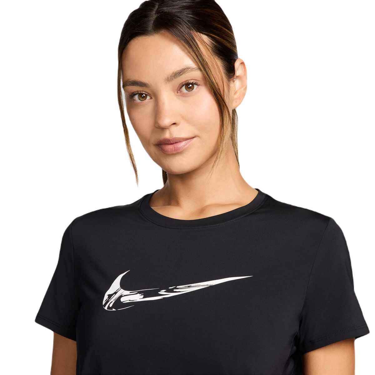 Nike Womens One Dri-FIT Swoosh Graphic Running Top
