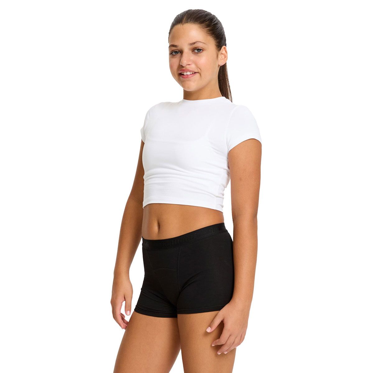 ModiBodi Teen Girls Super-Overnight Period Hipster Boyshorts
