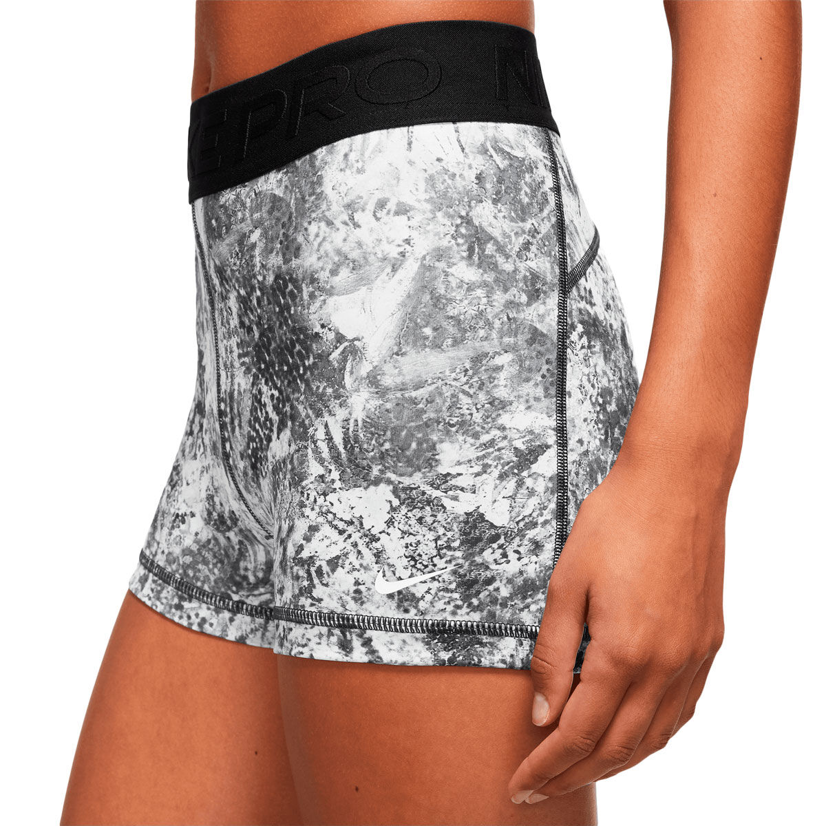 Nike Pro Womens Dri-FIT Printed 3 Inch Short Tights