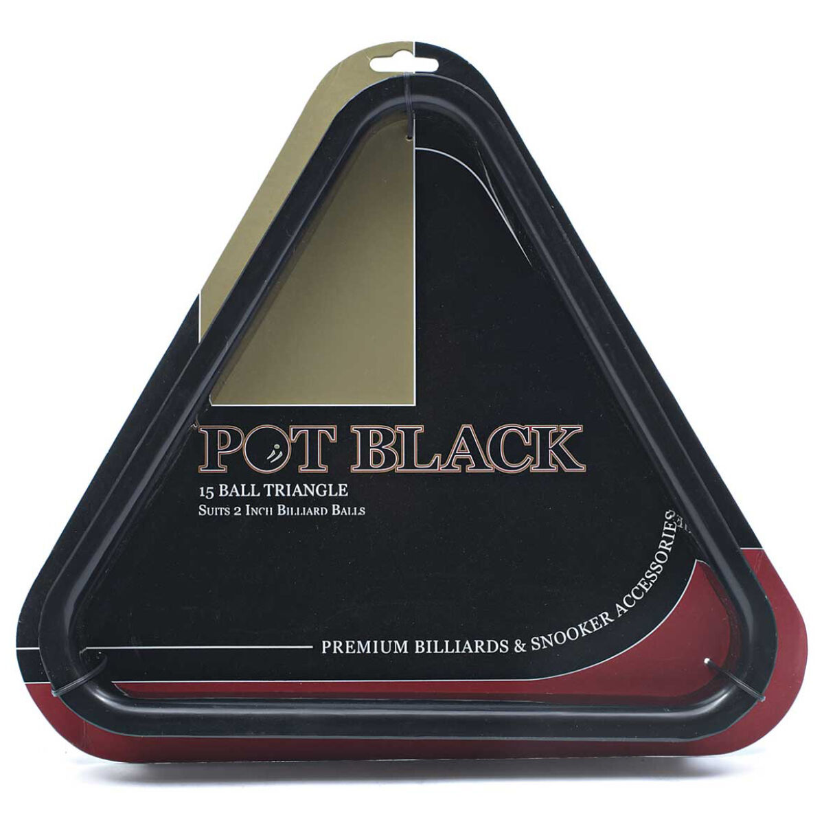 Pot Black Plastic Triangle