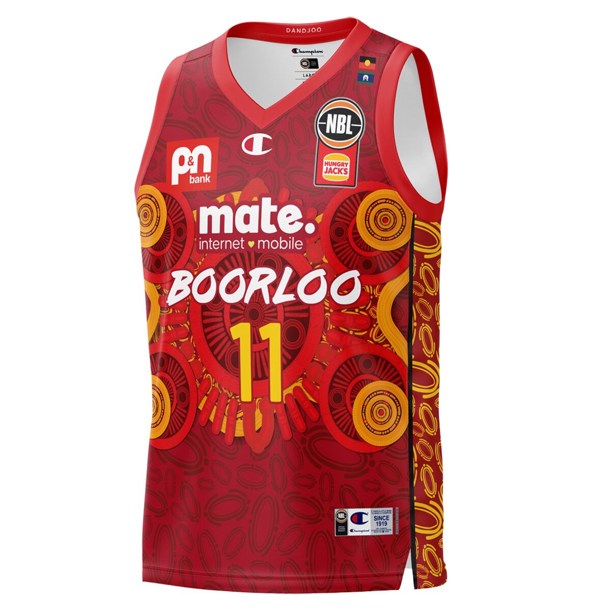 Perth Wildcats Mens Bryce Cotton 2024/25 Indigenous Basketball Jersey