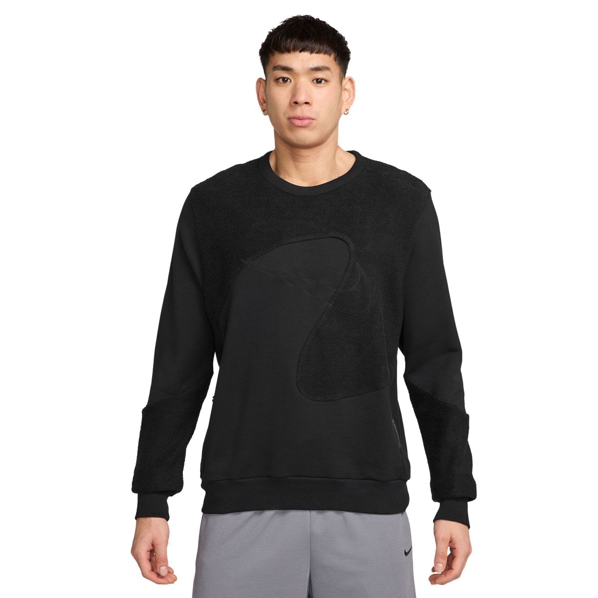 Nike Mens Giannis Standard Issue Basketball Crew Sweatshirt