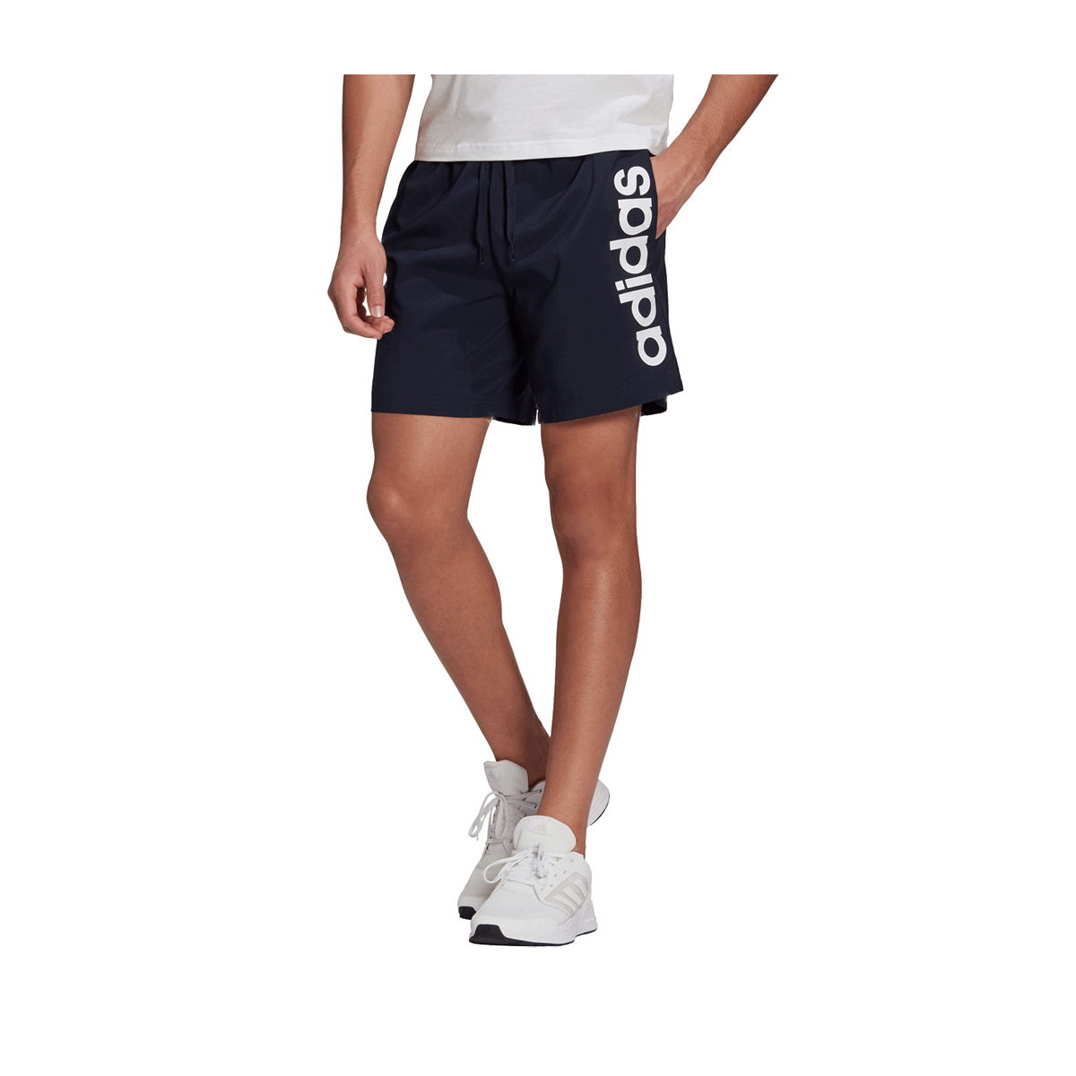 adidas Mens AEROREADY Essentials Chelsea Linear Logo Shorts
