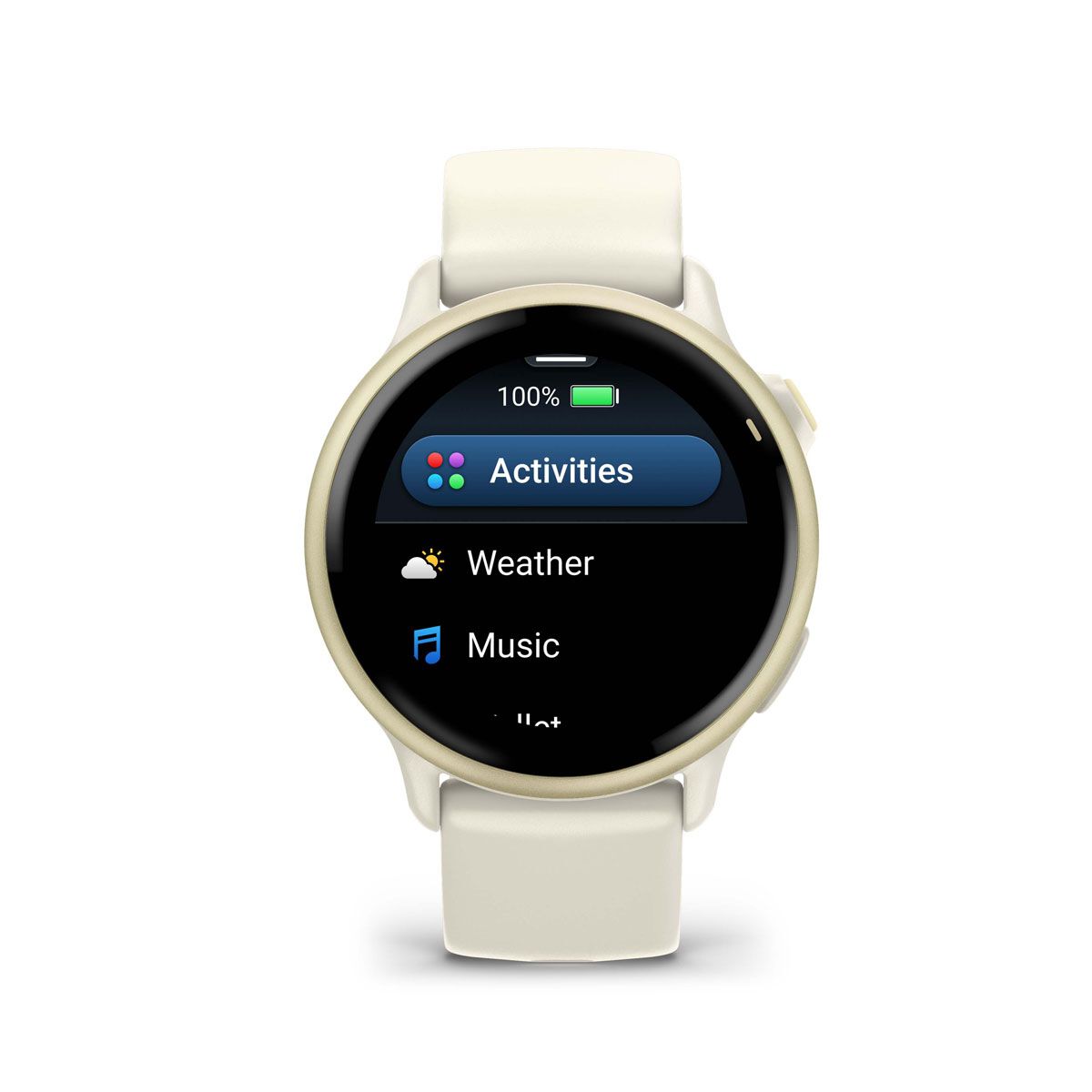 Garmin Vivoactive 6 Watch - Bone Gold