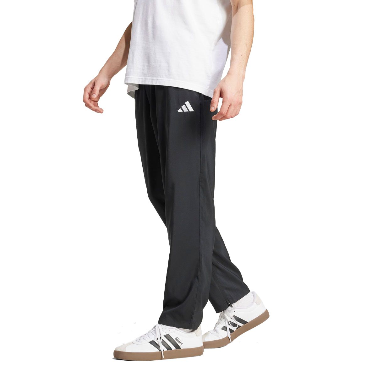 adidas Mens Essentials 3-Stripes Stanford Open Hem Pants