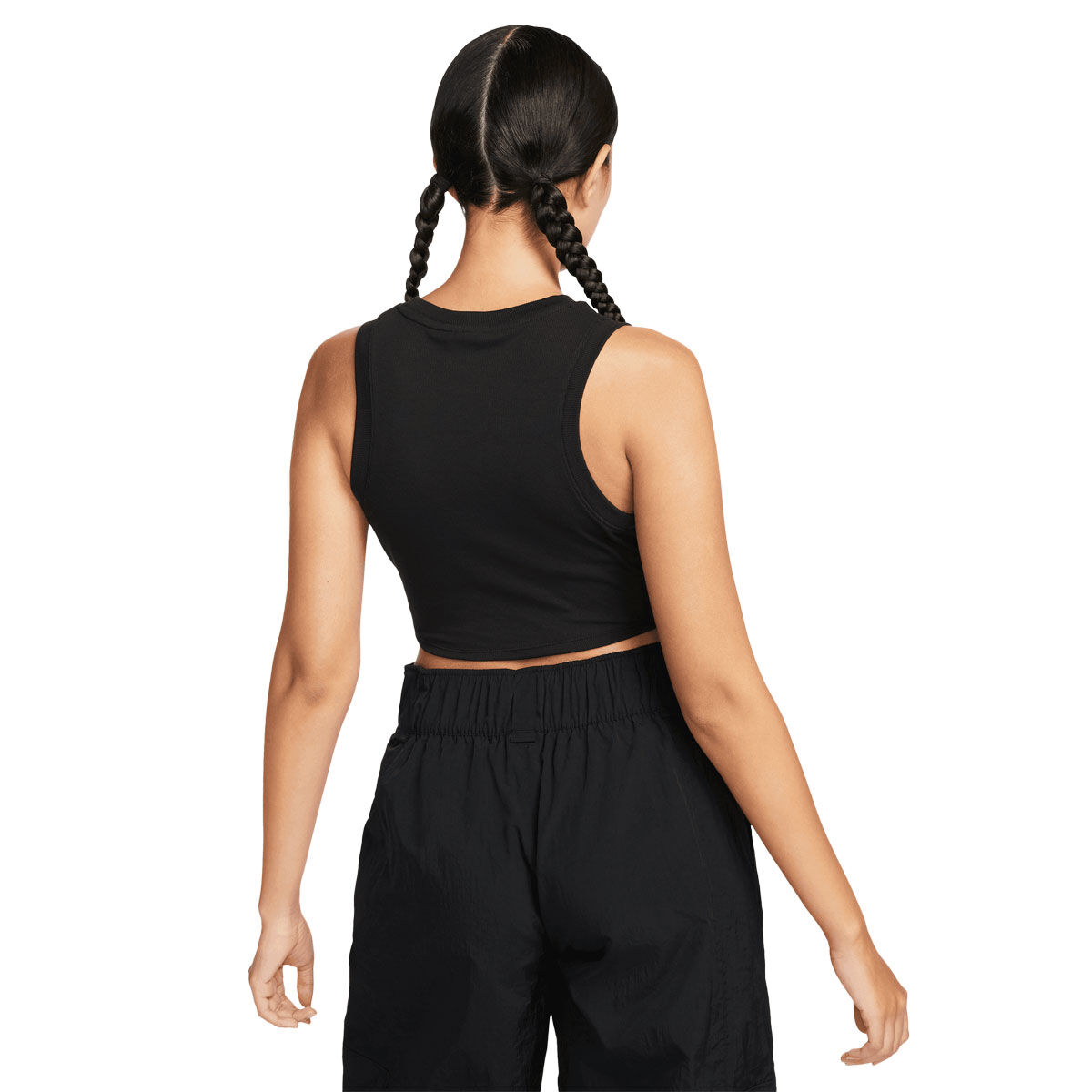 Nike Womens Sportswear Essentials Ribbed Cropped Tank