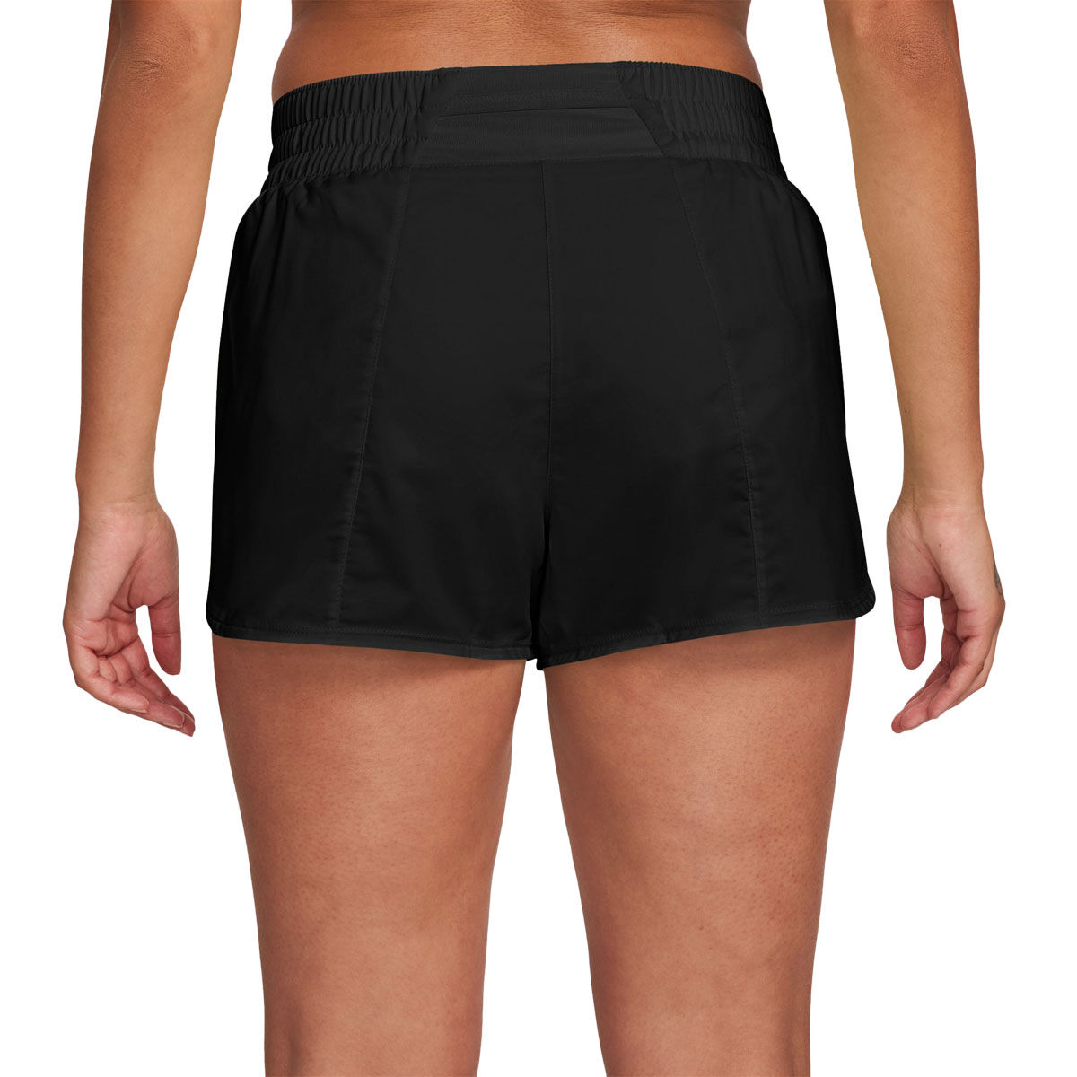 Nike Womens One Dri-FIT Mid Rise 3 Inch Brief-Lined Shorts