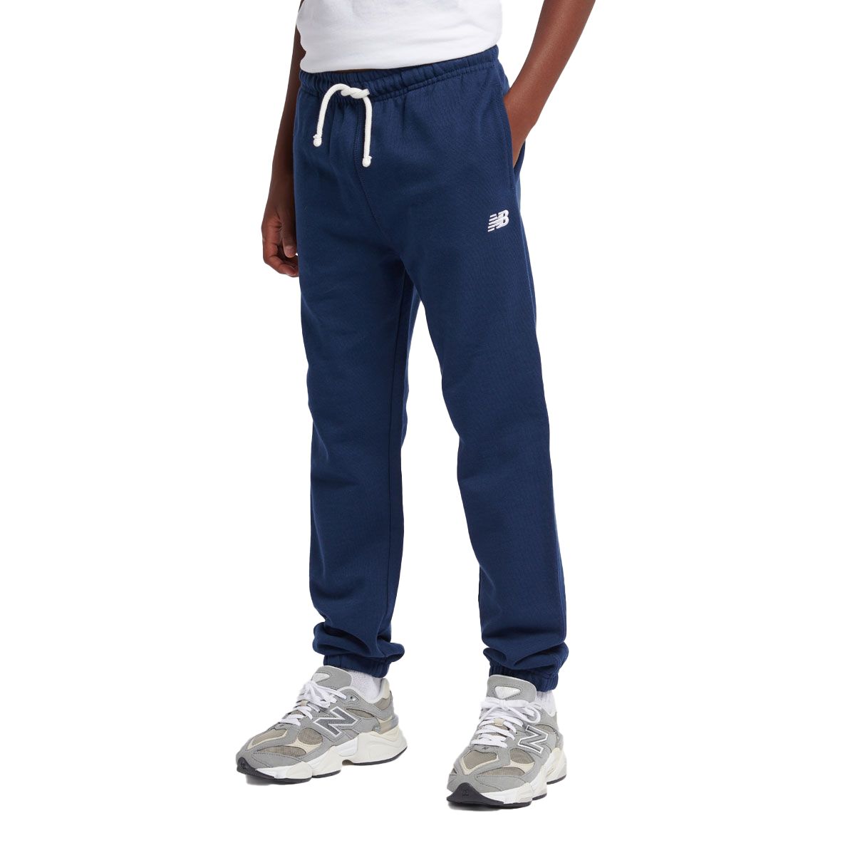 New Balance Junior French Terry Small Logo Jogger Track Pants