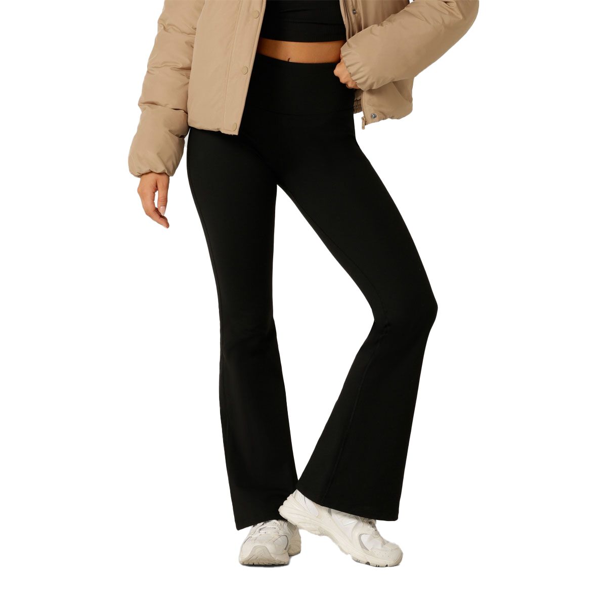 Lorna Jane Womens Lotus Thermal Flared Leggings