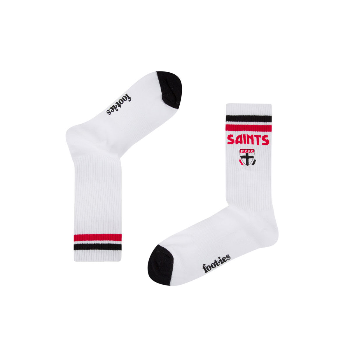 Saint Kilda Saints Sneaker Socks 2 Pack