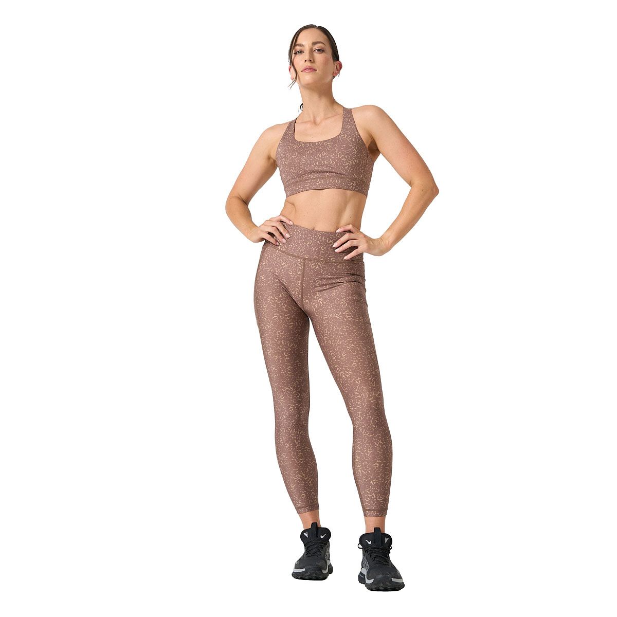 Ell/Voo Womens Kara High Rise 7/8 Pocket Tights