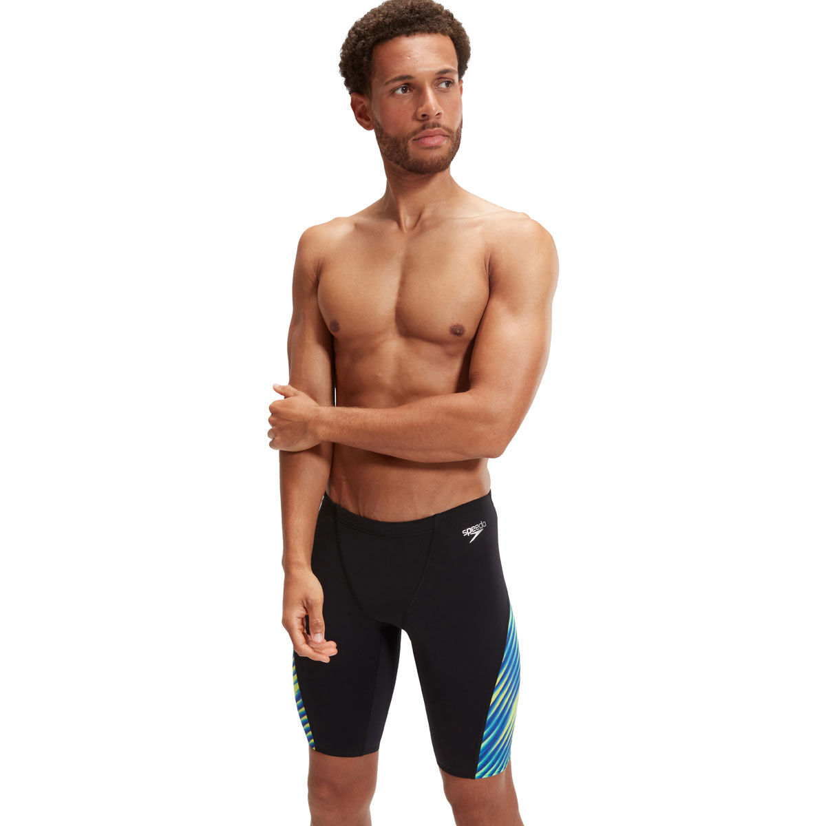 Speedo Mens Allover Digital V-Cut Jammer