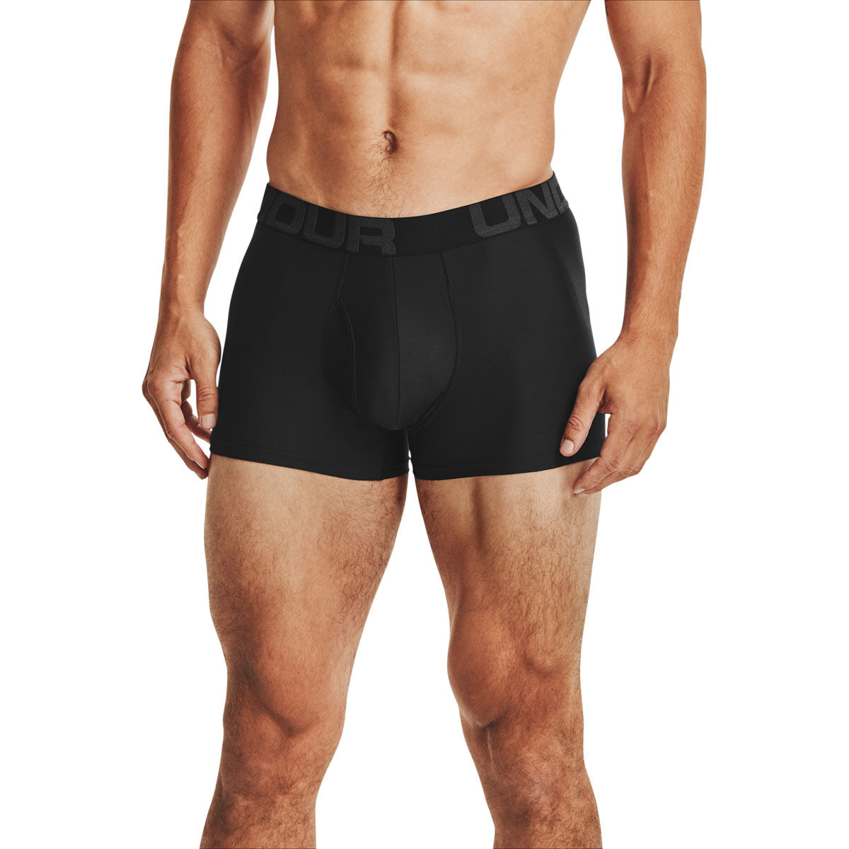 Under Armour Mens Tech 3 Inch 2-Pack Trunks