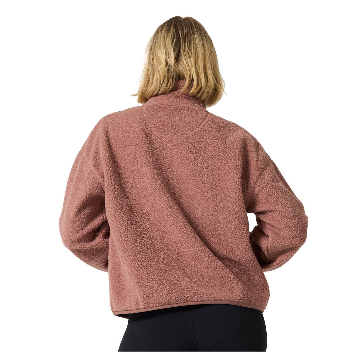 Ell/Voo Womens Bria Sherpa 1/2 Zip Pullover