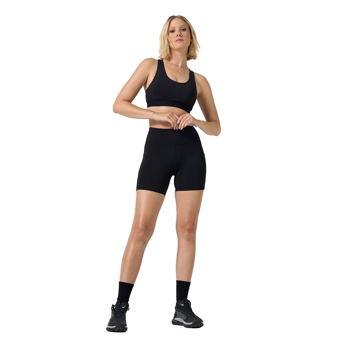 Ell/Voo Womens Essentials 5 Inch Pocket Short Tights