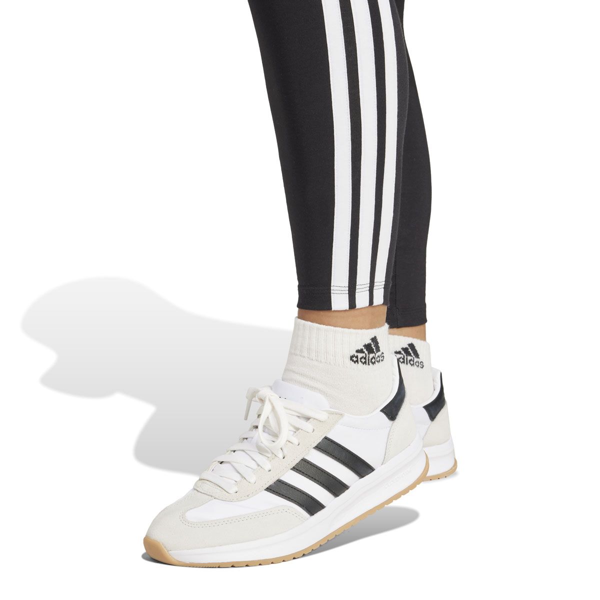 adidas Womens Essentials 3-Stripes Cotton Leggings