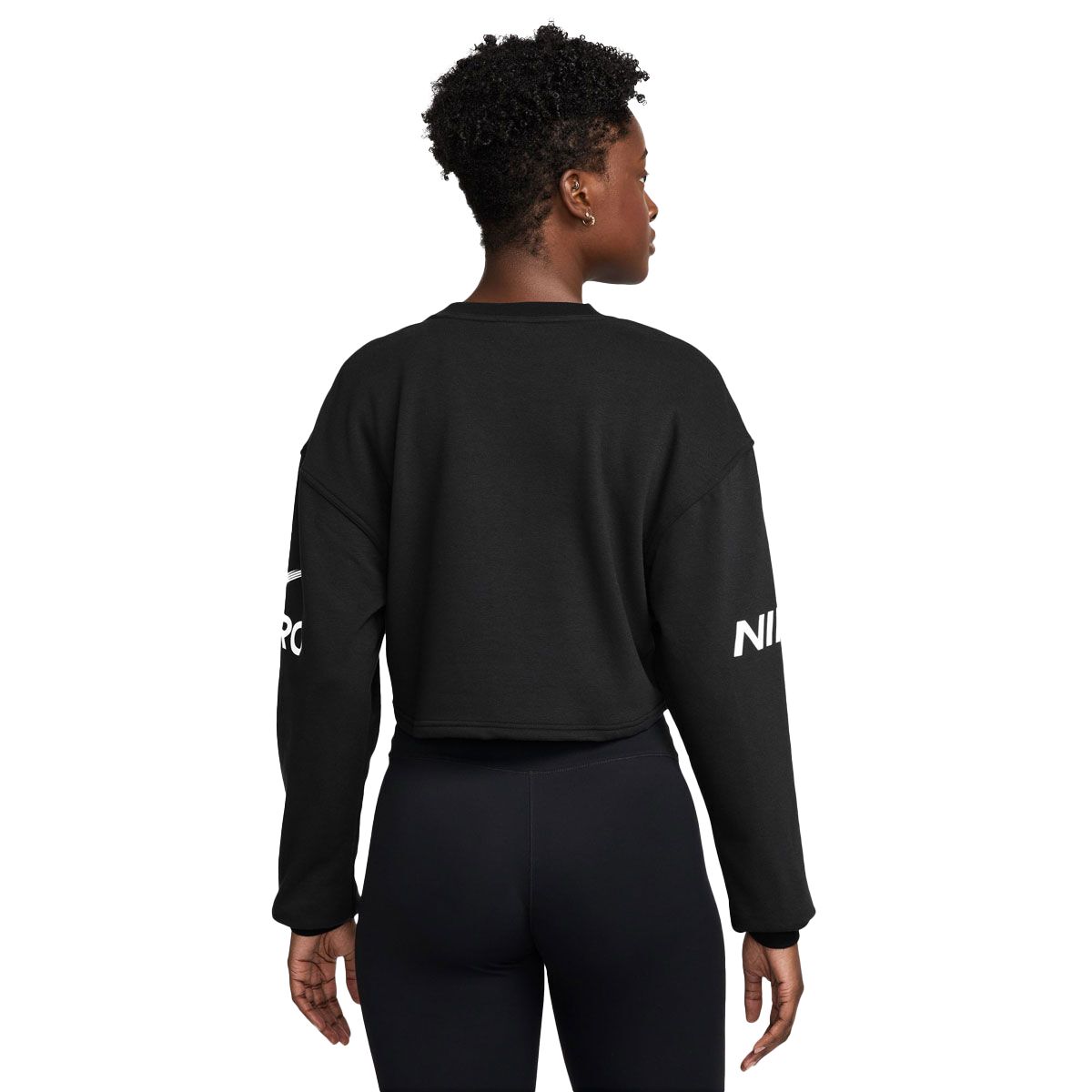Nike Pro Womens Dri-FIT Graphic Crew Sweatshirt