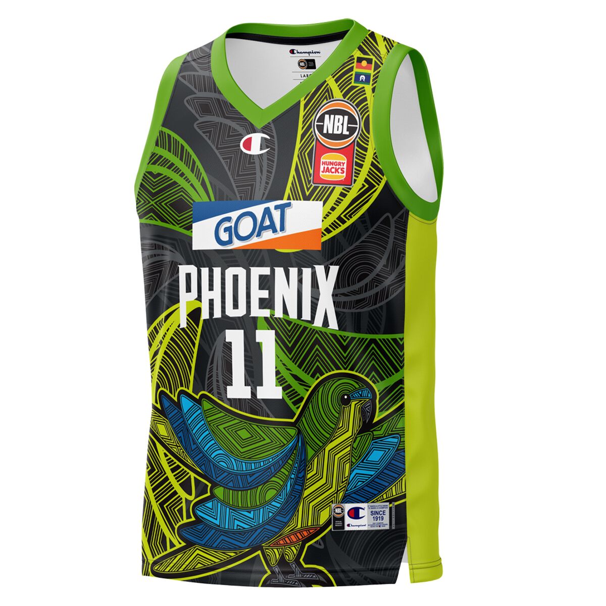South East Melbourne Phoenix Mens Derrick Walton Jr 2024/25 Indigenous Basketball Jersey