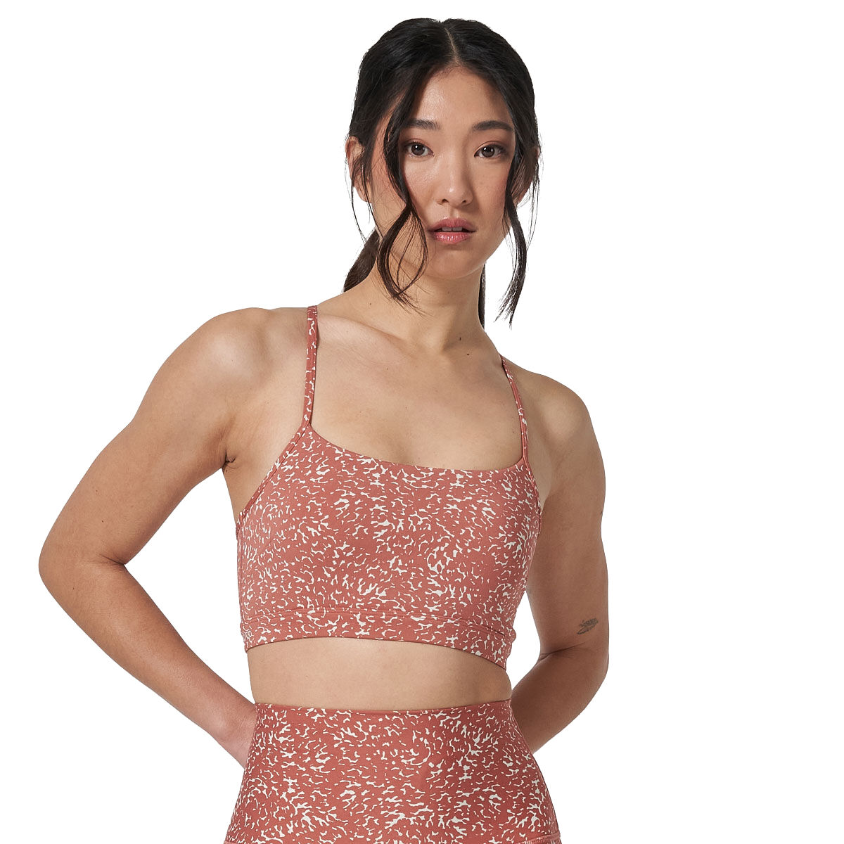 Ell/Voo Womens Kyrie Crop Sports Bra