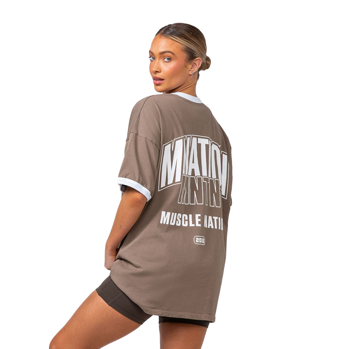 Muscle Nation Womens Refresh Oversized Tee