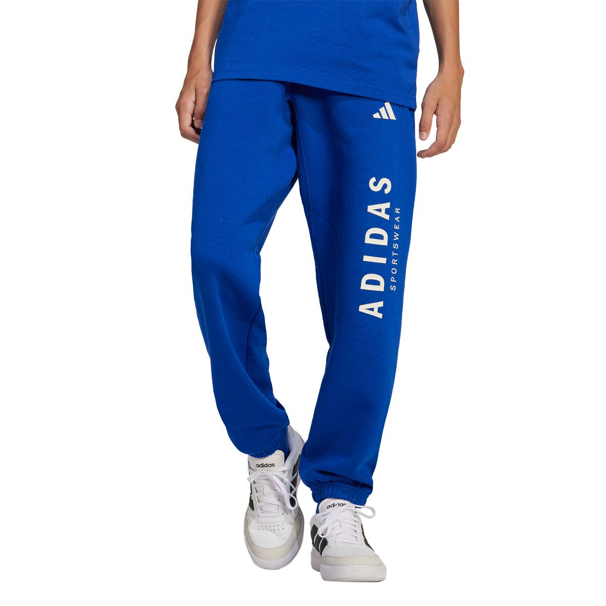 adidas Junior All Season Fleece Graphic Track Pants