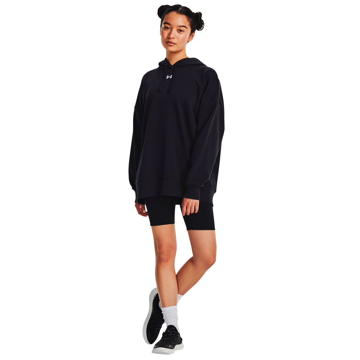 Under Armour Womens Rival Fleece Oversized Pullover Hoodie