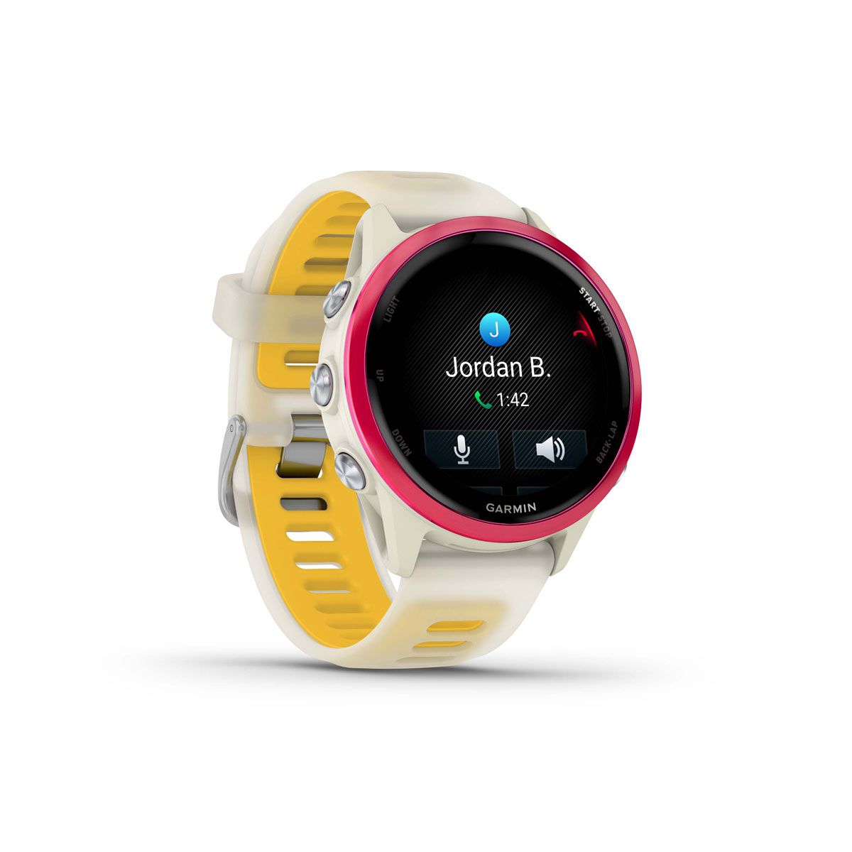 Garmin Forerunner 570 42mm GPS Watch - Bone Raspberry
