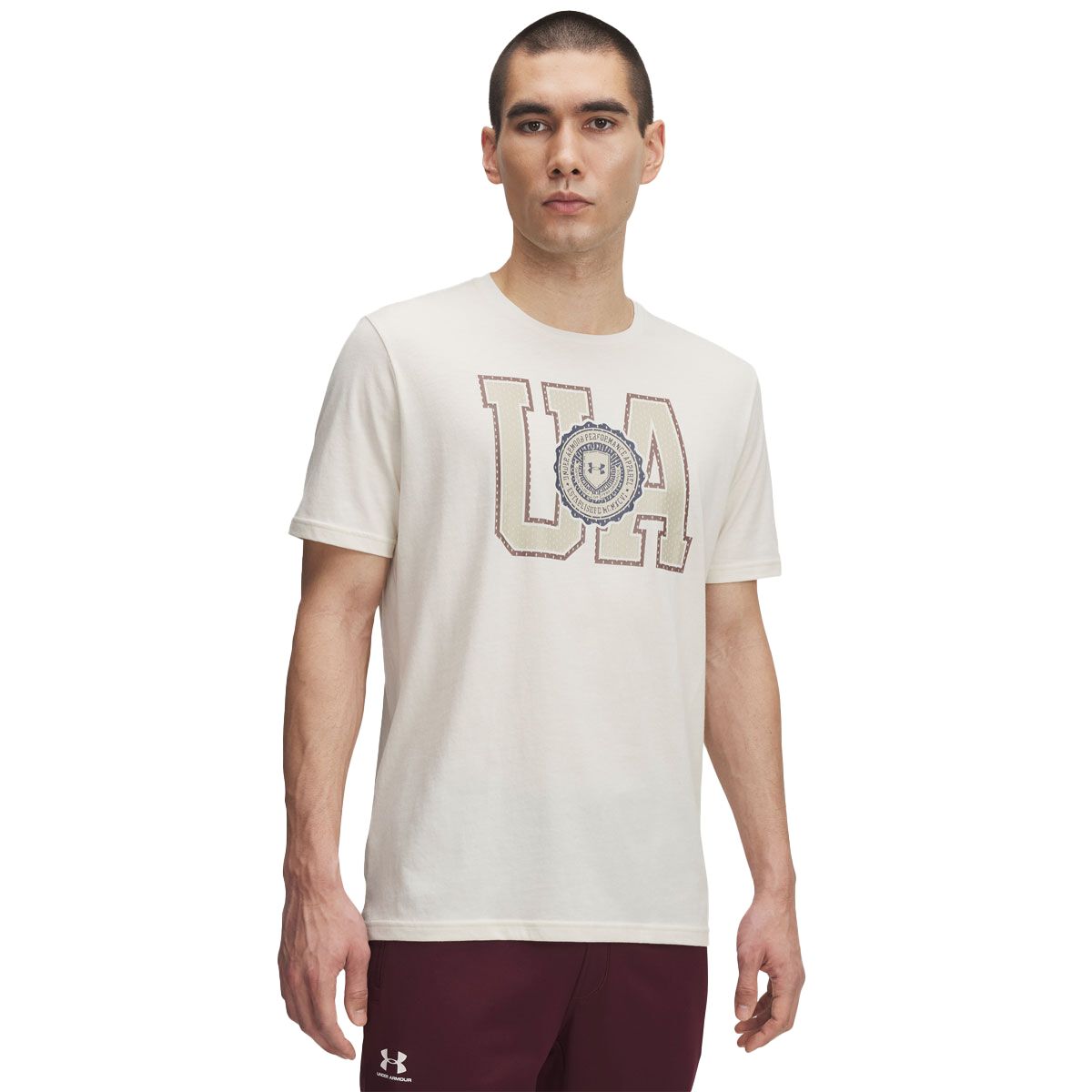 Under Armour Mens College Crest Logo Tee