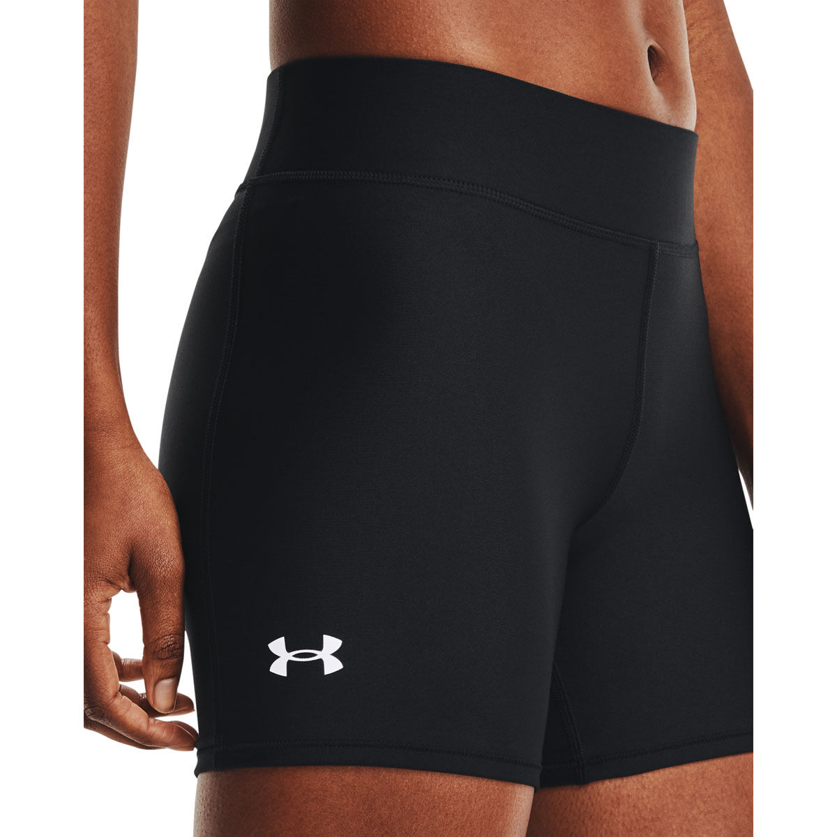 Under Armour Womens HeatGear Armour Mid Rise Middy Bike Tights