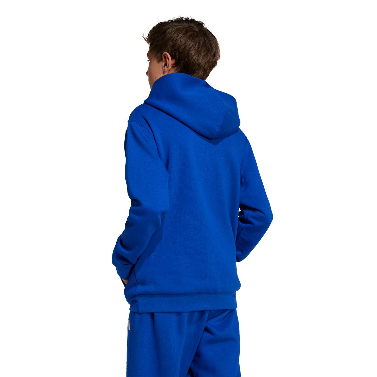 adidas Junior All Season Fleece Graphic Pullover Hoodie