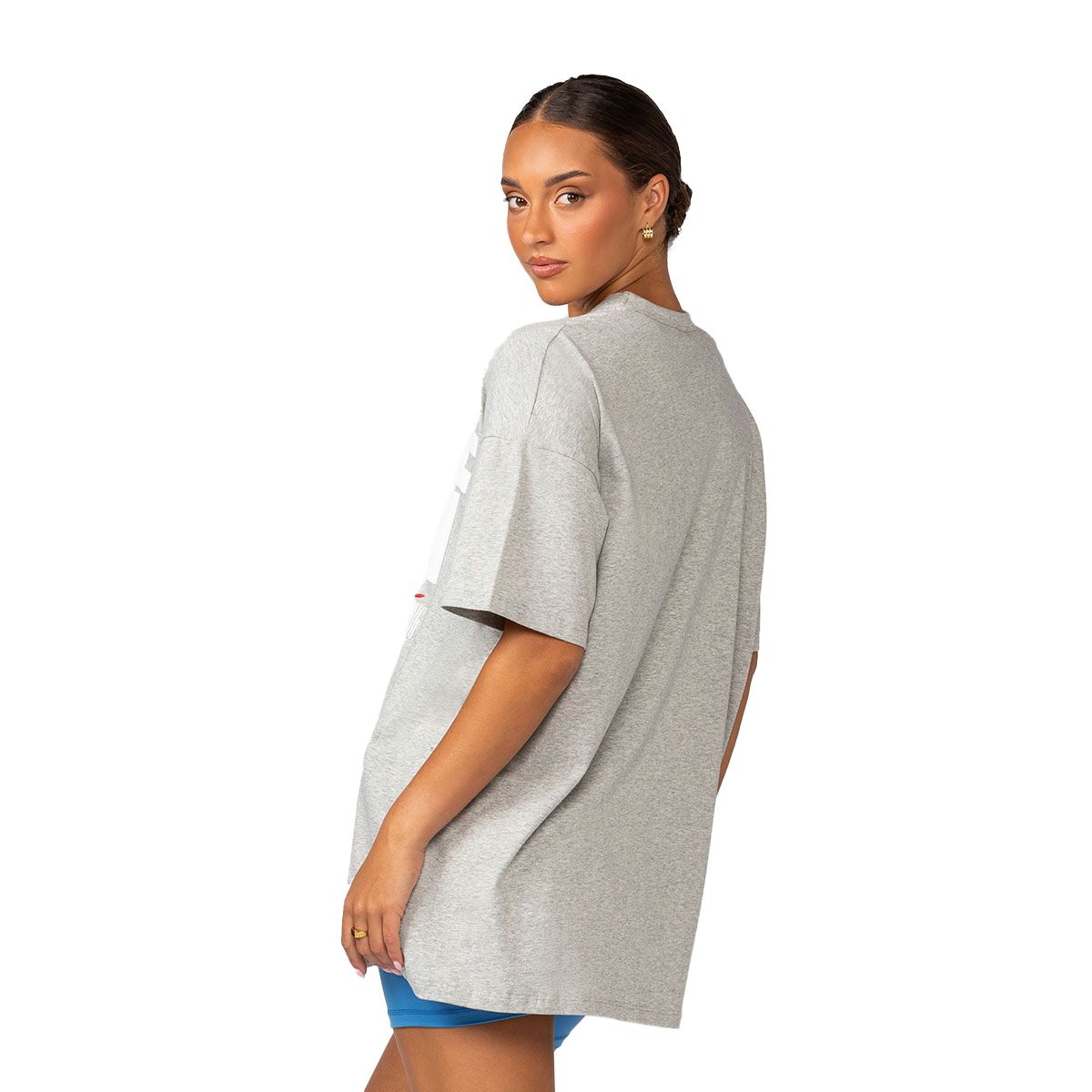 Muscle Nation Womens Sports Mode Oversized Tee