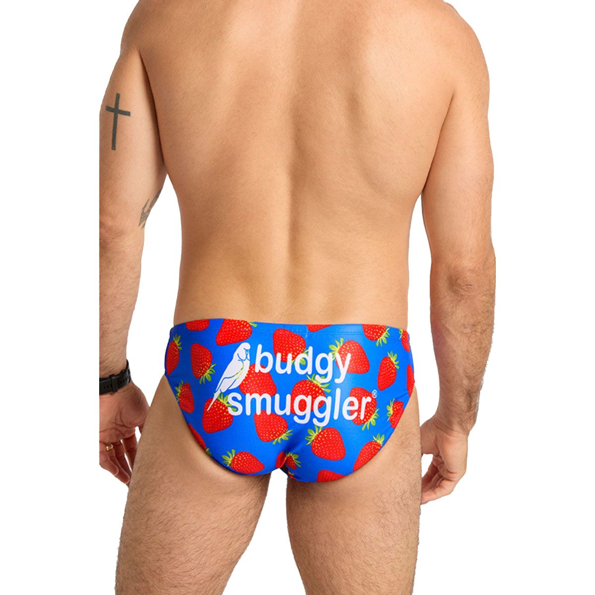 Budgy Smuggler Mens Strawberries Briefs