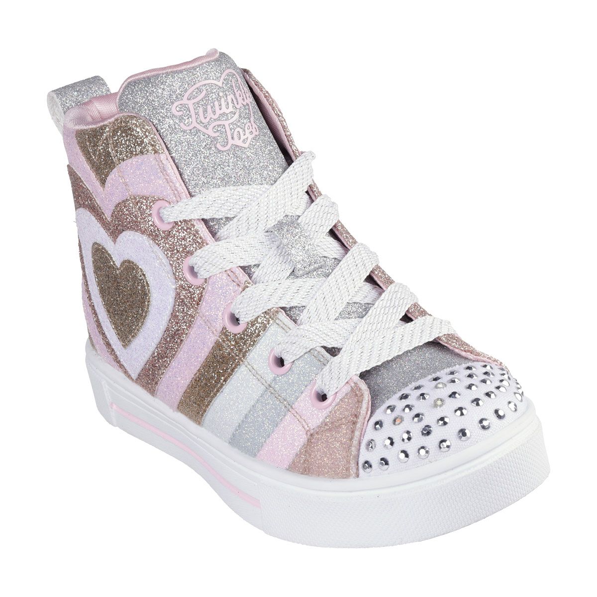 Skechers Twinkle Sparks Heart Pop PS Kids Casual Shoes