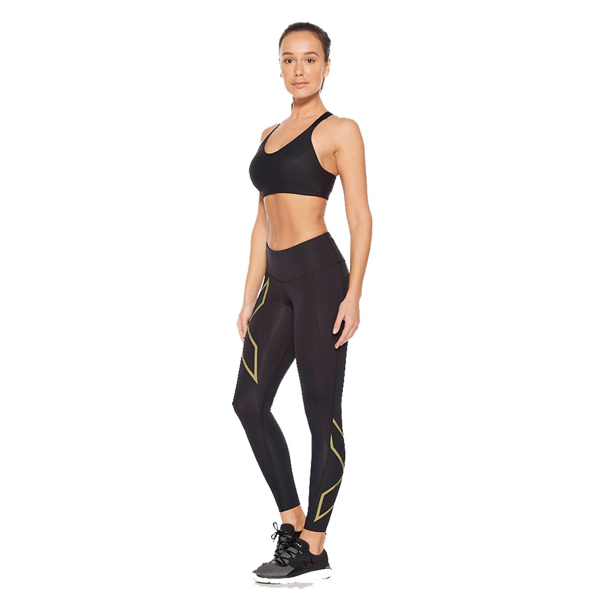 2XU Womens Light Speed Mid Rise Compression Tights
