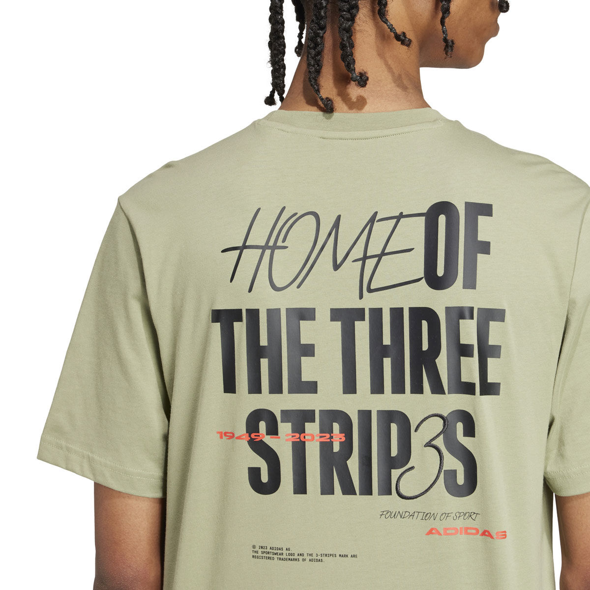 adidas Mens Brand Love Signature Graphic Tee