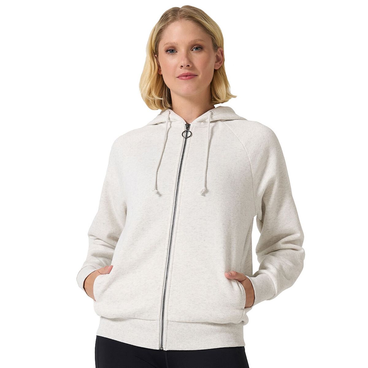 Ell/Voo Womens Mae Fleece Full Zip Hoodie