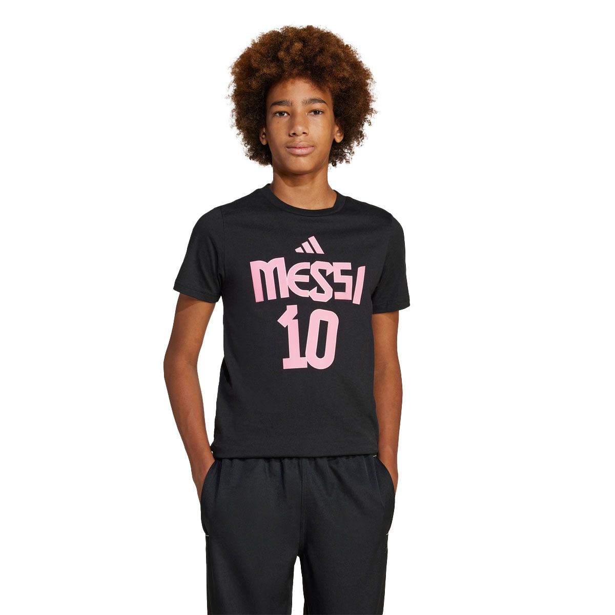 Adidas Junior Messi Name and Number Graphic Tee