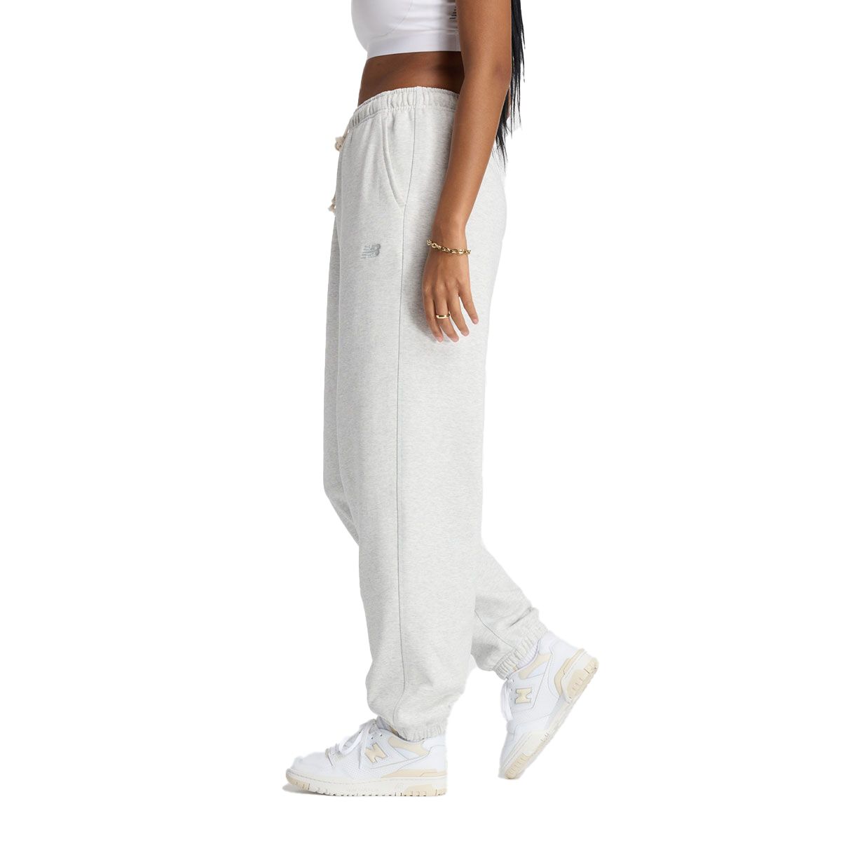 New Balance Womens Athletics French Terry Jogger Track Pants