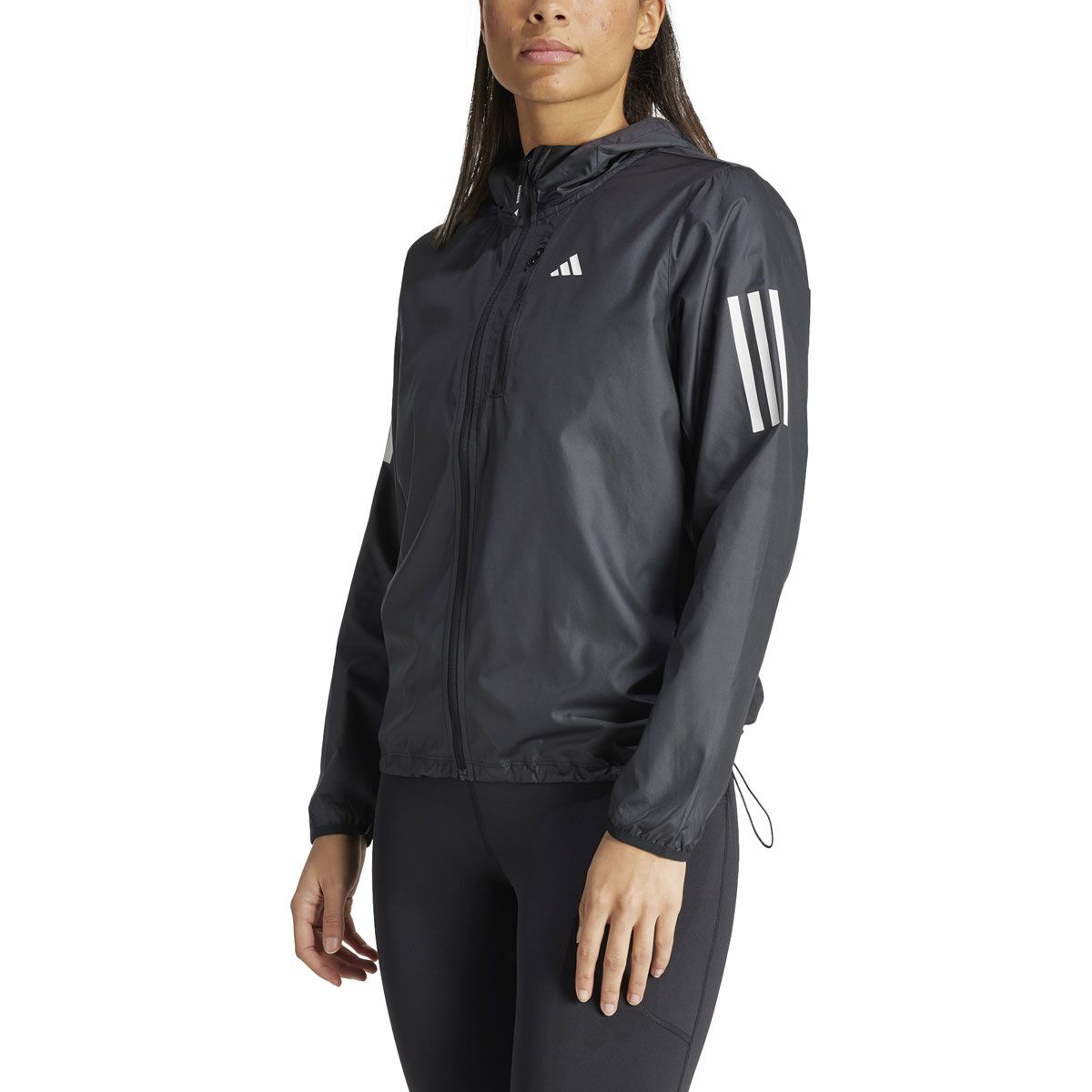 adidas Womens Own The Run WIND.RDY Hooded Jacket
