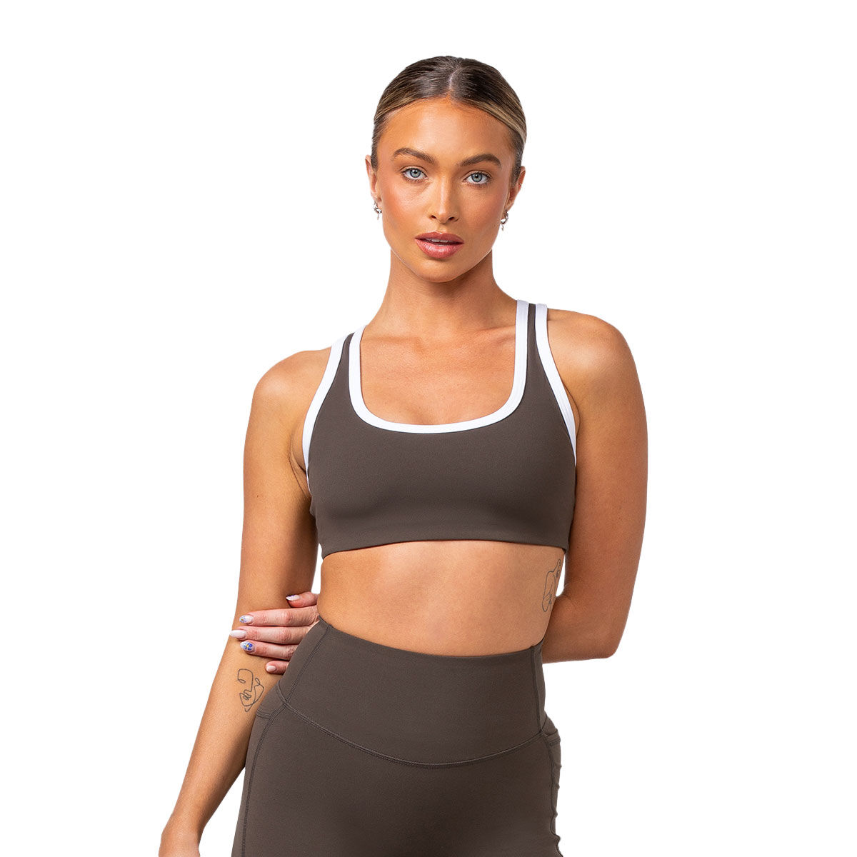 Muscle Nation Womens Contrast Sports Bra