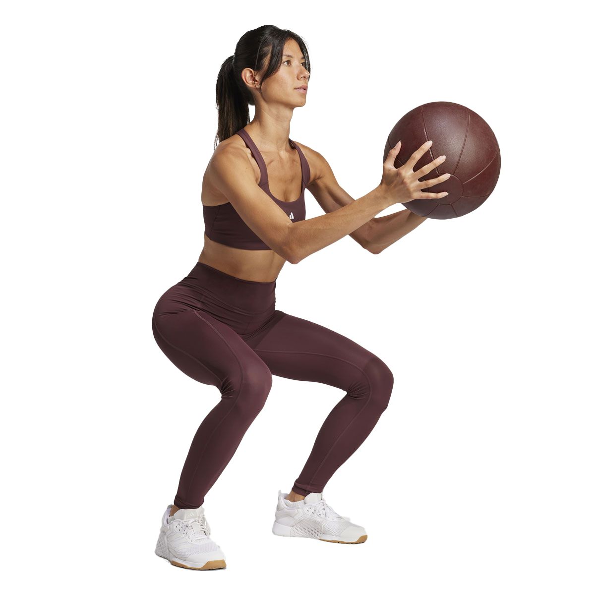 adidas Womens Optime High Rise Full Length Tights