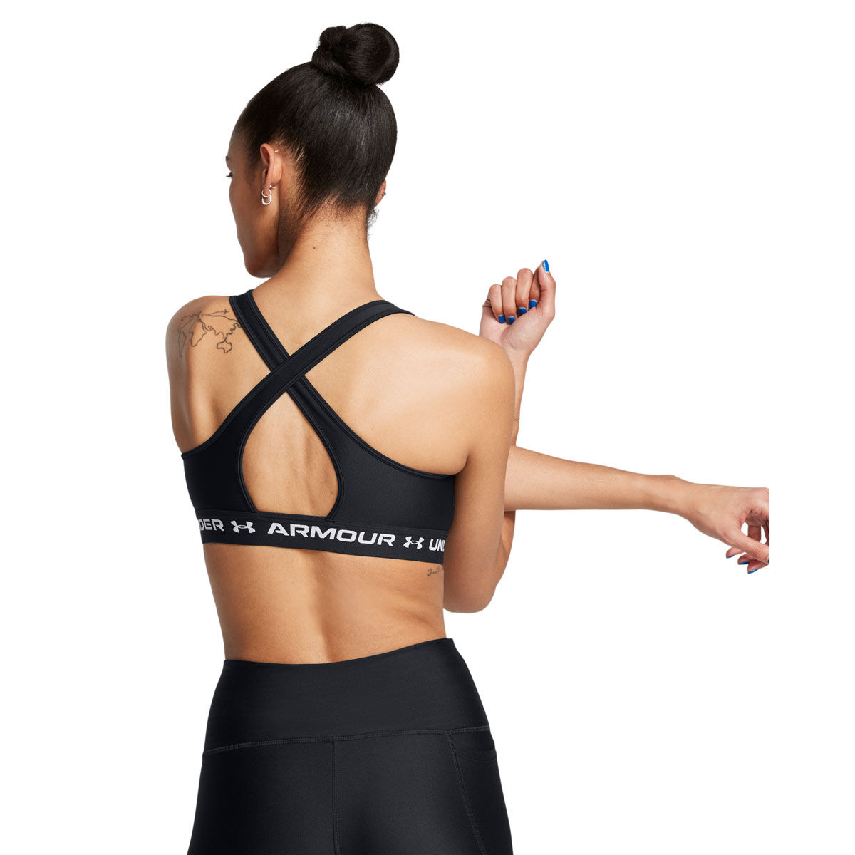 Under Armour Womens Crossback Mid Support Sports Bra